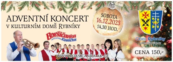 Adventní koncert DH Boršičanky v Rybníkách