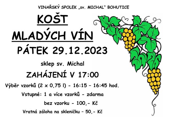 Košt mladých vín Košt mladých vín
