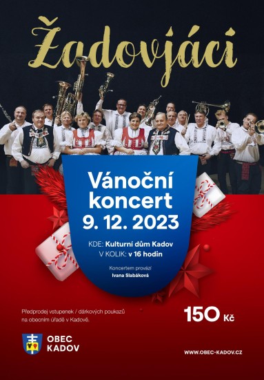 Vánoční koncert Žadovjáci Vánoční koncert Žadovjáci