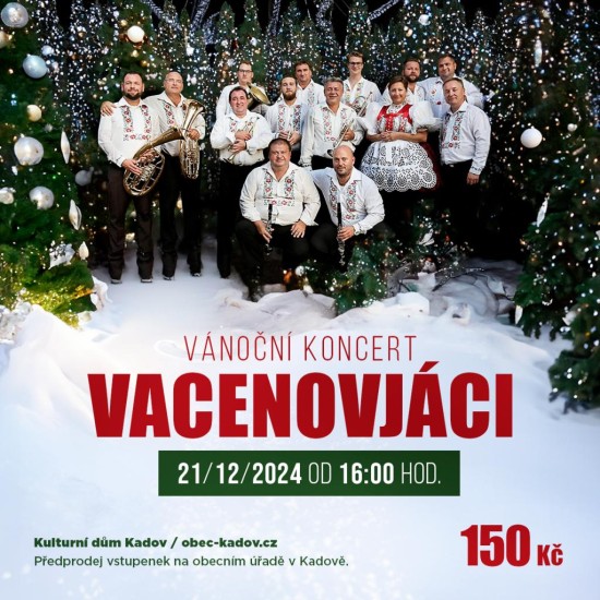 Vánoční koncert Vacenovjáci