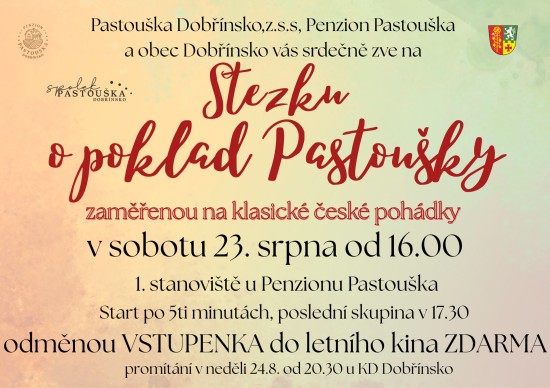 Stezka o poklad Pastoušky Stezka o poklad Pastoušky