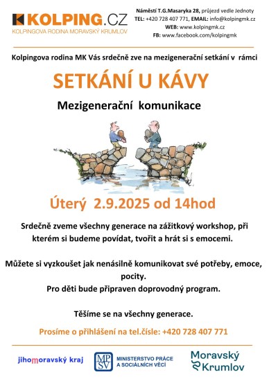 Setkání u kávy - Mezigenerační komunikace