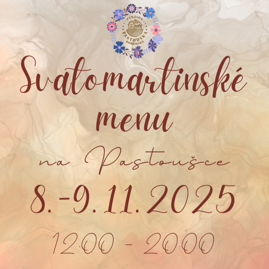 Svatomartinské menu na Pastoušce Svatomartinské menu na Pastoušce