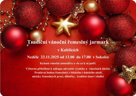 Tradiční vánoční jarmark