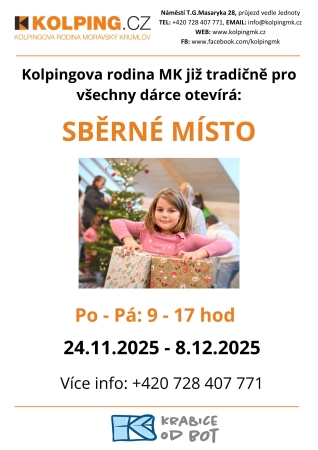 Kolpingova rodina Moravský Krumlov - Sběrné místo