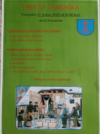 Obecní zabijačka ve Vémyslicích