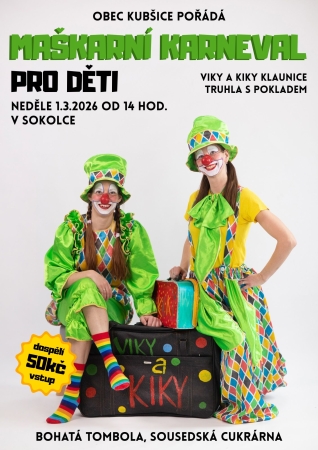 Maškarní karneval pro děti