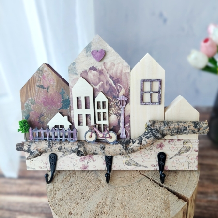 Workshop pro rodiče s dětmi  - vyrobte si domečkový věšáček / vesničku (8+)