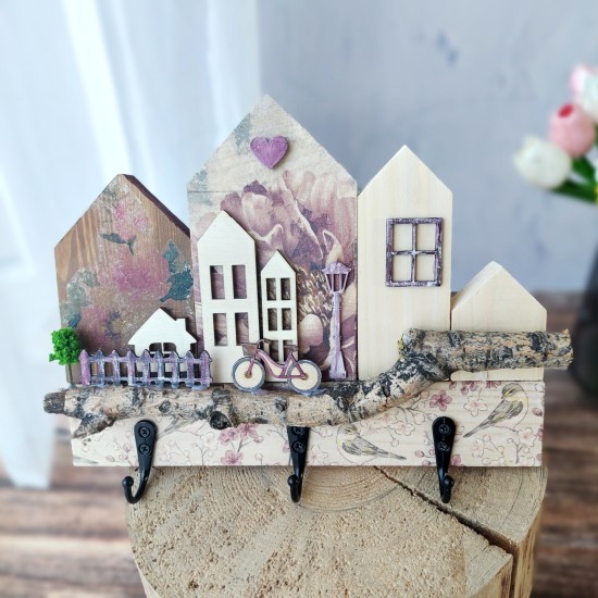 Workshop pro rodiče s dětmi  - vyrobte si domečkový věšáček / vesničku (8+)