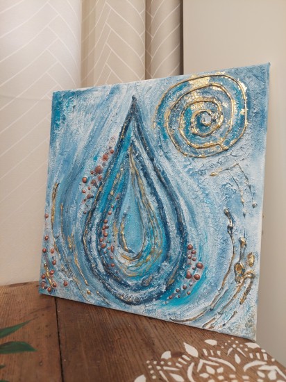 Strukturální pasty na plátno | Kreativní workshop