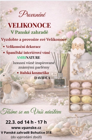 Provoněné Velikonoce v Panské zahradě Bohutice