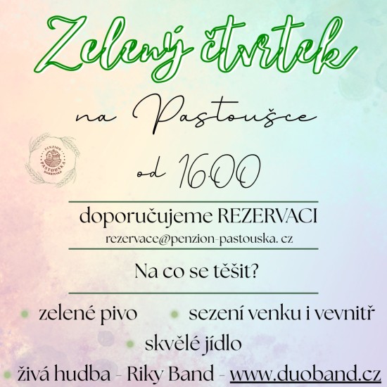 Zelený čtvrtek na Pastoušce
