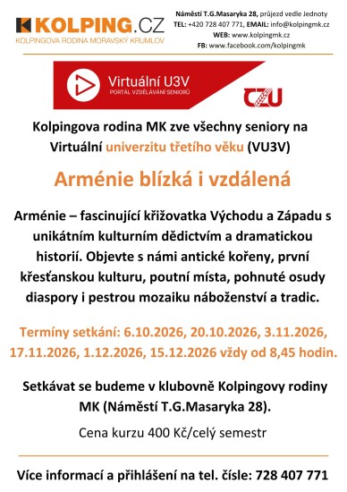 Virtuální univerzita 3.věku - Moravský Krumlov